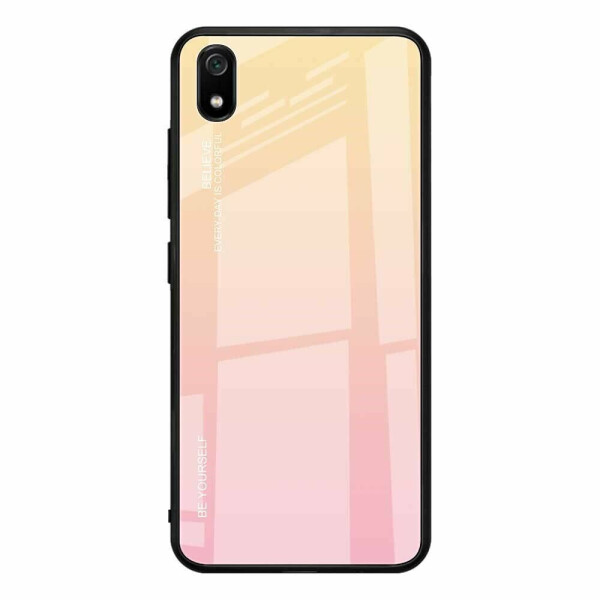 

Защитный чехол Deexe Gradient Color для Xiaomi Redmi 7A - Gold / Pink