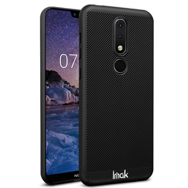 

Пластиковый чехол IMAK Jazz Mesh для Nokia 6.1 Plus / Nokia X6 - Black