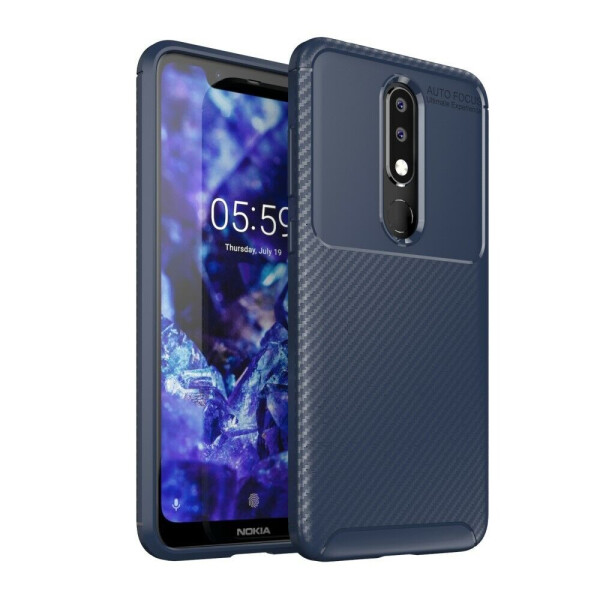 

Защитный чехол Deexe Fusion для Nokia 5.1 Plus / Nokia X5 - Dark Blue