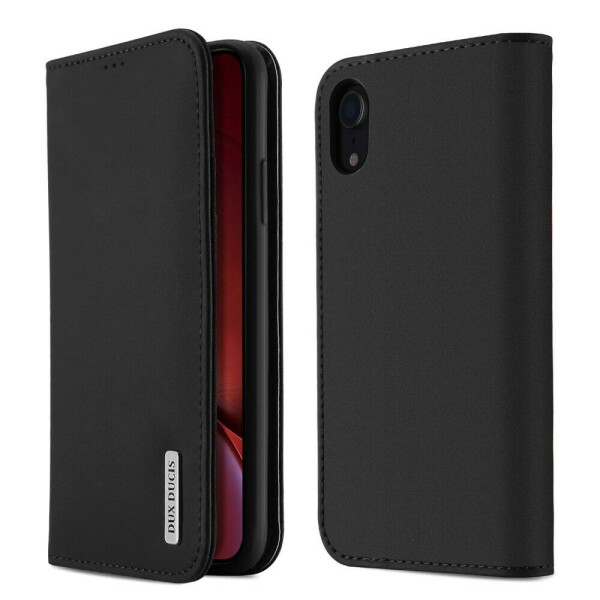 

Кожаный чехол DUX DUCIS Wish Series для Apple iPhone XR - Black