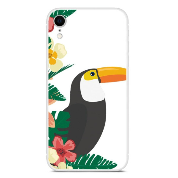 

Силиконовый (TPU) чехол Deexe Life Style для Apple iPhone XR - Woodpecker
