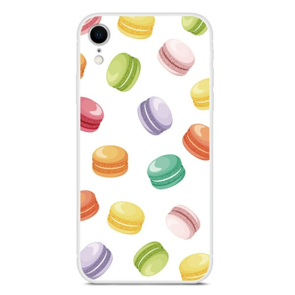 

Силиконовый (TPU) чехол Deexe Life Style для Apple iPhone XR - Macarons