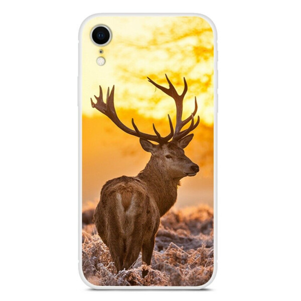 

Силиконовый (TPU) чехол Deexe Life Style для Apple iPhone XR - Deer