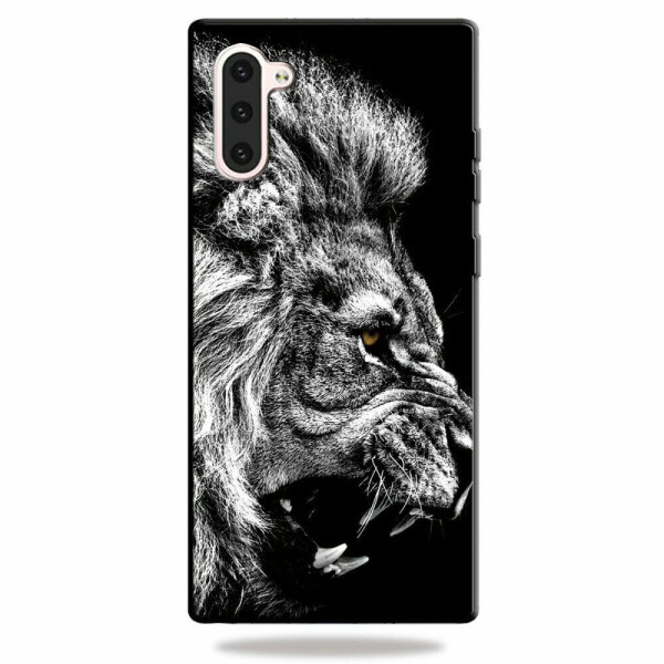 

Силиконовый (TPU) чехол Deexe Life Style для Samsung Galaxy Note 10 (N970) - Lion