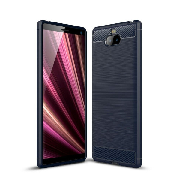 

Защитный чехол UniCase Carbon для Sony Xperia 10 Plus - Dark Blue
