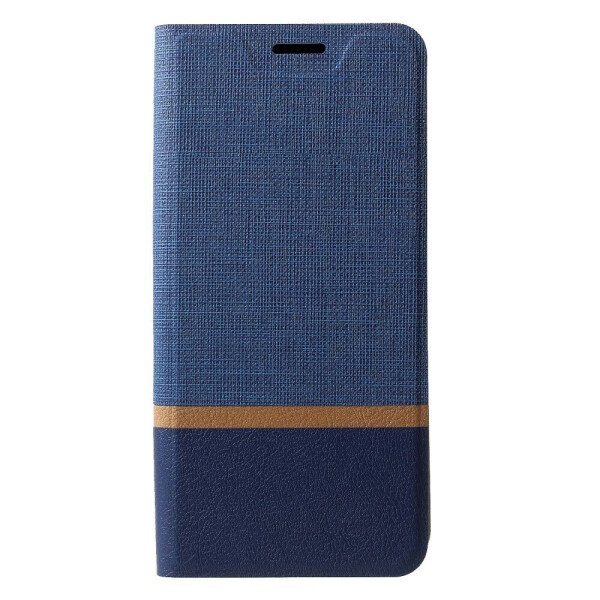 

Чехол-книжка Deexe Lines Texture для Huawei Mate 20 Pro - Blue