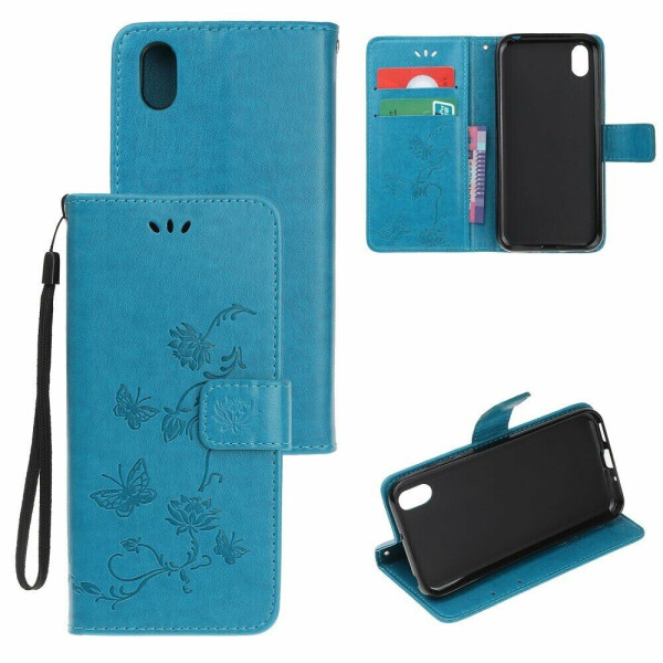 

Чехол-книжка UniCase Flower Pattern для Huawei Y5 (2019) / Honor 8S / Honor 8S Prime - Blue