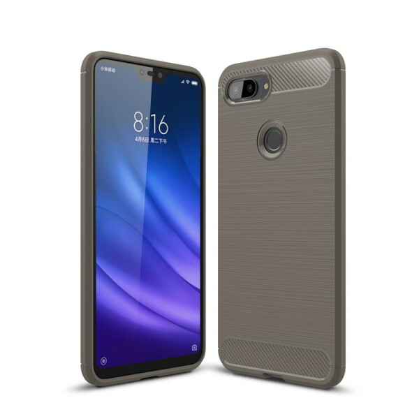

Защитный чехол UniCase Carbon для Xiaomi Mi 8 Lite - Grey