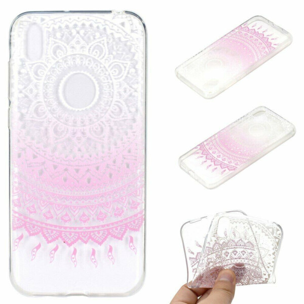

Силиконовый (TPU) чехол Deexe Pretty Glossy для Huawei Y5 (2019) / Honor 8S / Honor 8S Prime - Pink Mandala