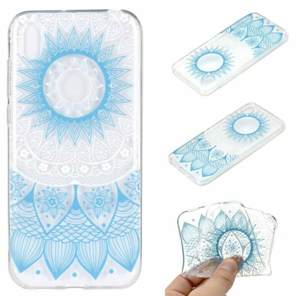 

Силиконовый (TPU) чехол Deexe Pretty Glossy для Huawei Y5 (2019) / Honor 8S / Honor 8S Prime - Blue Mandala