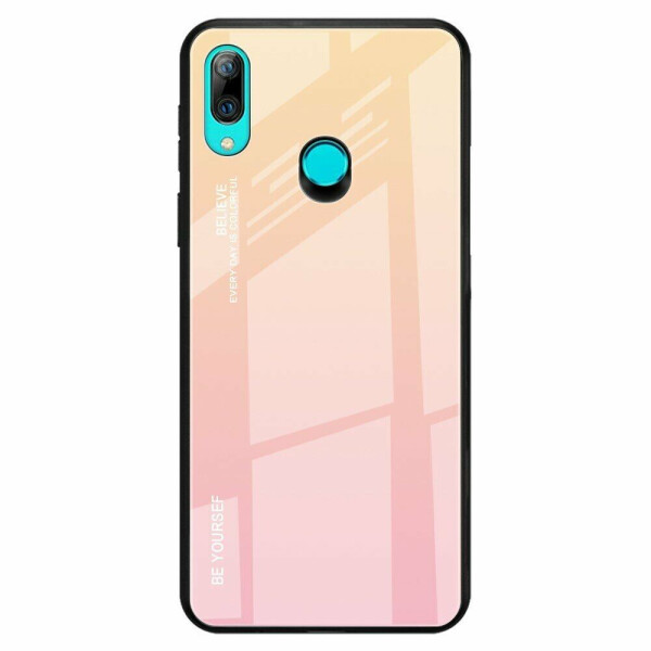 

Защитный чехол Deexe Gradient Color для Huawei P Smart Z - Gold / Pink