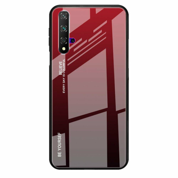 

Защитный чехол Deexe Gradient Color для Huawei Honor 20 - Red / Black