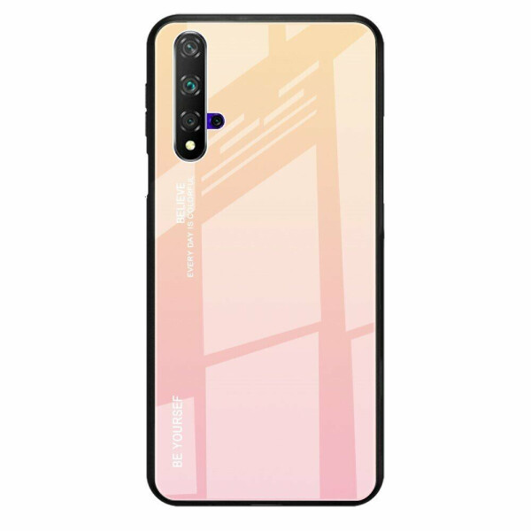 

Защитный чехол Deexe Gradient Color для Huawei Honor 20 - Gold / Pink
