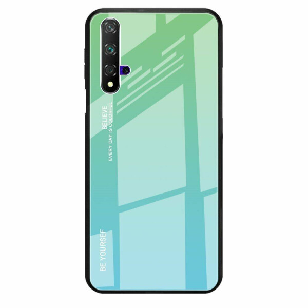 

Защитный чехол Deexe Gradient Color для Huawei Honor 20 - Green / Blue