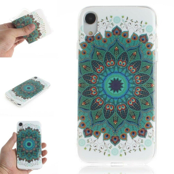 

Силиконовый (TPU) чехол Deexe Life Style для Apple iPhone XR - Mandala Flower
