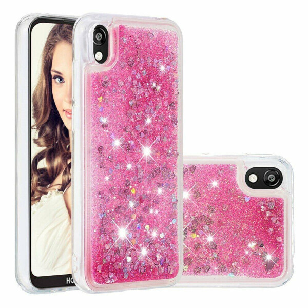 

Силиконовый (TPU) чехол Deexe Liquid Glitter для Huawei Y5 (2019) / Honor 8S / Honor 8S Prime - Pink