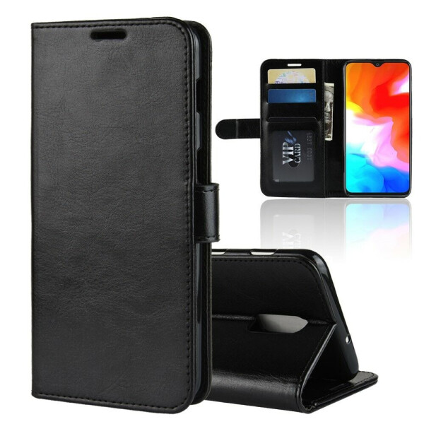 

Чехол-книжка Deexe Wallet Style для OnePlus 6T - Black