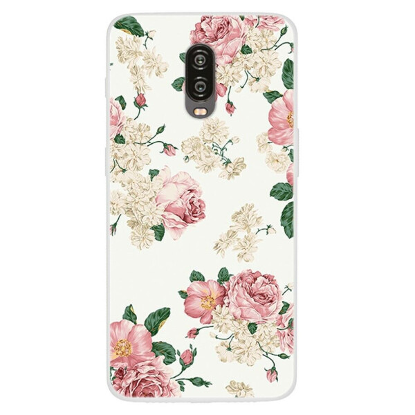 

Силиконовый (TPU) чехол Deexe Life Style для OnePlus 6T - Blooming Flowers