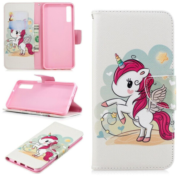 

Чехол-книжка Deexe Color Wallet для Samsung Galaxy A7 2018 (A750) - Unicorn