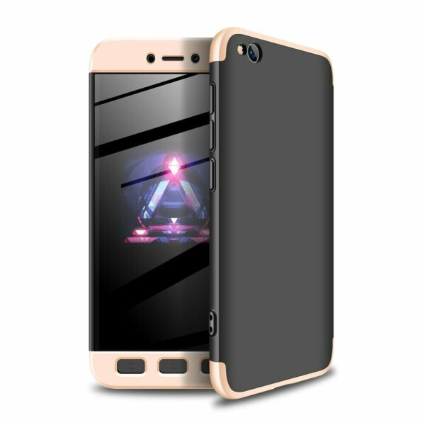 

Защитный чехол GKK Double Dip Case для Xiaomi Redmi Go - Gold / Black