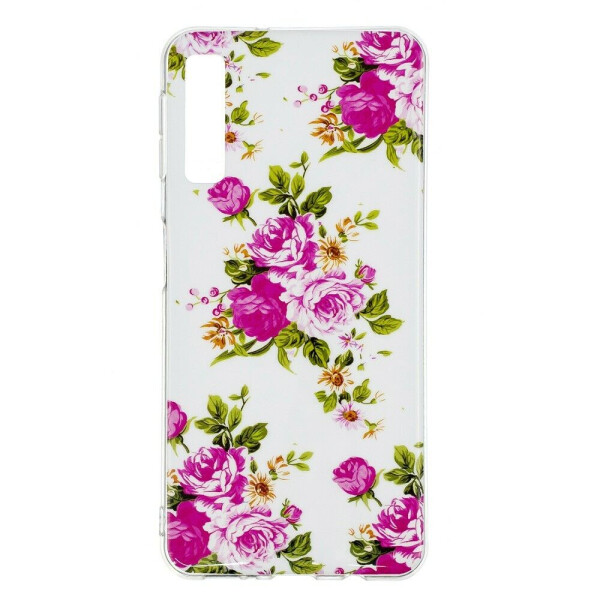 

Силиконовый (TPU) чехол Deexe LumiCase для Samsung Galaxy A7 2018 (A750) - Vivid Flowers