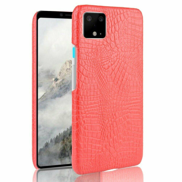 

Защитный чехол Deexe Croco Style для Google Pixel 4 XL - Red