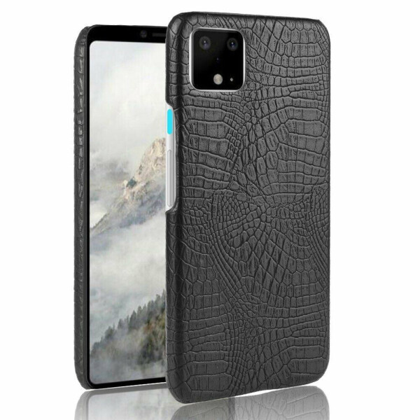

Защитный чехол Deexe Croco Style для Google Pixel 4 - Black