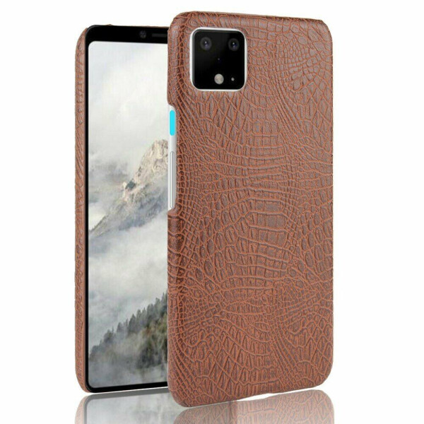 

Защитный чехол Deexe Croco Style для Google Pixel 4 - Brown
