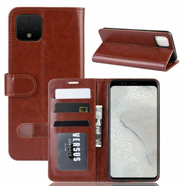 

Чехол-книжка Deexe Wallet Style для Google Pixel 4 - Brown