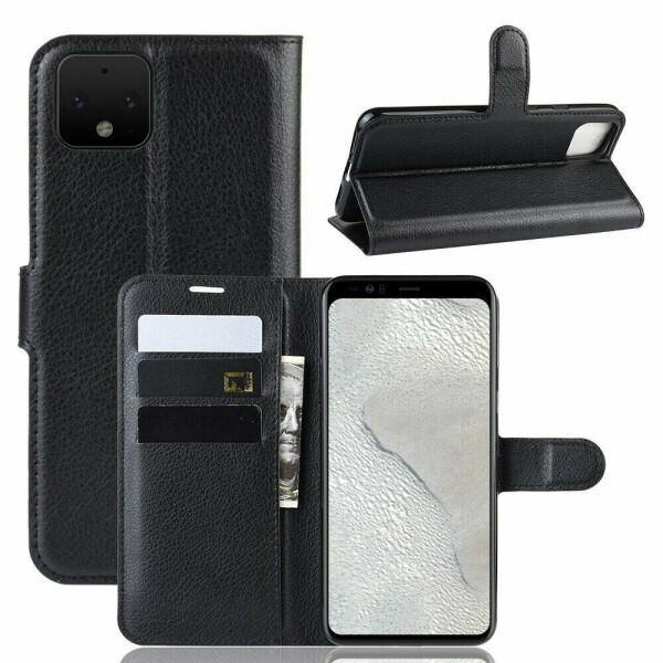 

Чехол-книжка Deexe Book Type для Google Pixel 4 - Black