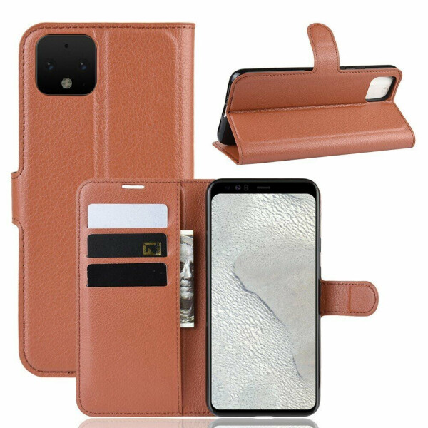 

Чехол-книжка Deexe Book Type для Google Pixel 4 - Brown