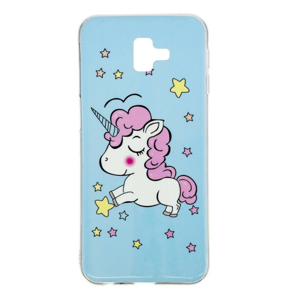 

Силиконовый (TPU) чехол Deexe LumiCase для Samsung Galaxy J6+ (J610) - Unicorn Luminous TPU