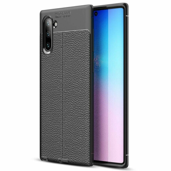 

Защитный чехол Deexe Leather Cover для Samsung Galaxy Note 10 (N970) - Black