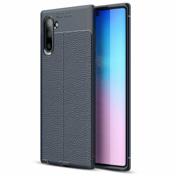 

Защитный чехол Deexe Leather Cover для Samsung Galaxy Note 10 (N970) - Blue