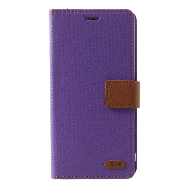 

Чехол-книжка ROAR KOREA Cloth Texture для Samsung Galaxy J4+ (J415) - Purple
