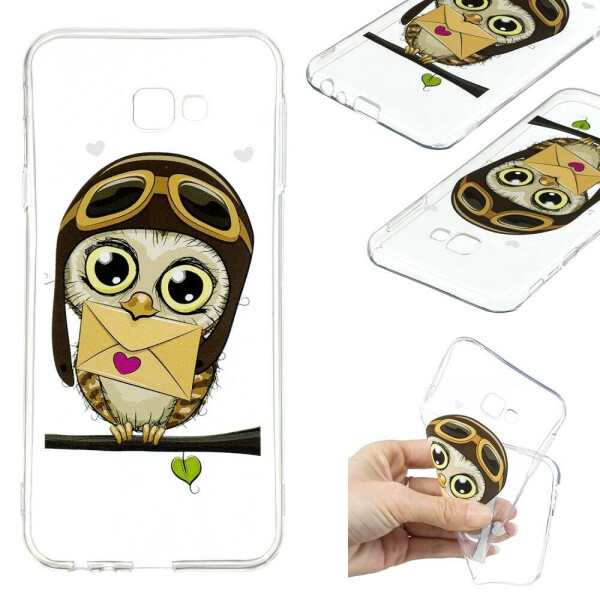 

Силиконовый (TPU) чехол Deexe Pretty Glossy для Samsung Galaxy J4+ (J415) - Owl