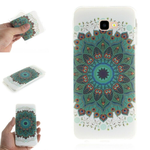 

Силиконовый (TPU) чехол Deexe Life Style для Samsung Galaxy J4+ (J415) - Green Lotus