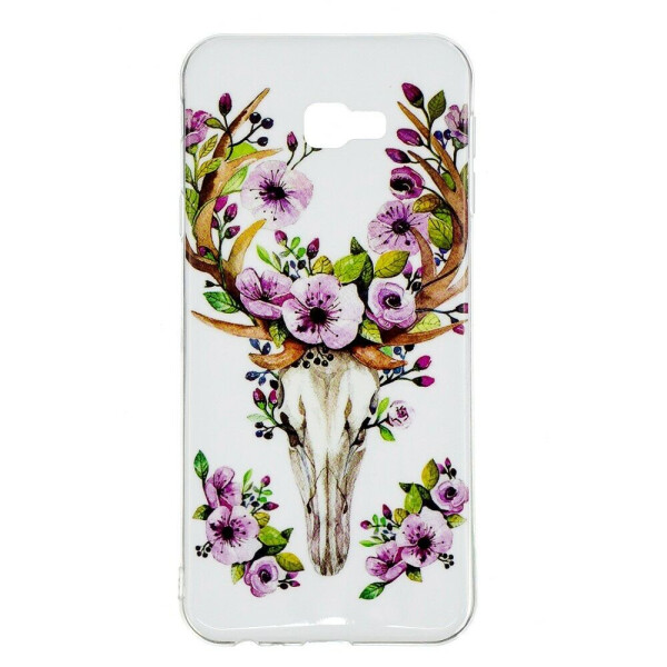 

Силиконовый (TPU) чехол Deexe LumiCase для Samsung Galaxy J4+ (J415) - Flowered Elk