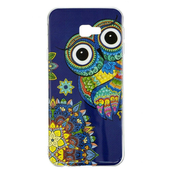 

Силиконовый (TPU) чехол Deexe LumiCase для Samsung Galaxy J4+ (J415) - Owl Luminous TPU