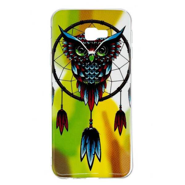

Силиконовый (TPU) чехол Deexe LumiCase для Samsung Galaxy J4+ (J415) - Owl Dream Catcher