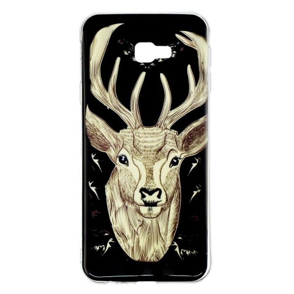 

Силиконовый (TPU) чехол Deexe LumiCase для Samsung Galaxy J4+ (J415) - Elk Luminous TPU