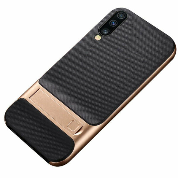 

Защитный чехол ELEGANCE Grid Pattern для Samsung Galaxy A70 (A705) - Gold