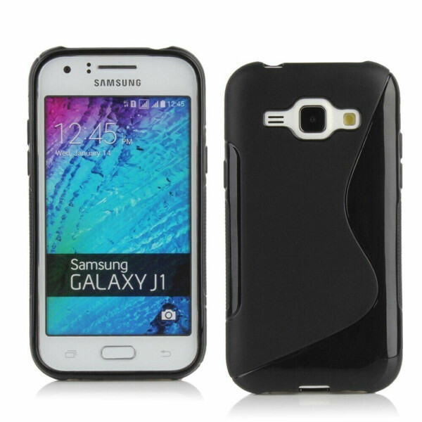 

Силиконовая накладка Deexe S Line для Samsung Galaxy J1 Ace (J110) - Black