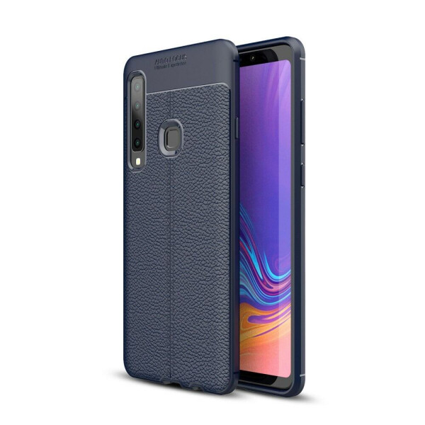 

Защитный чехол Deexe Leather Cover для Samsung Galaxy A9 2018 (A920) - Dark Blue