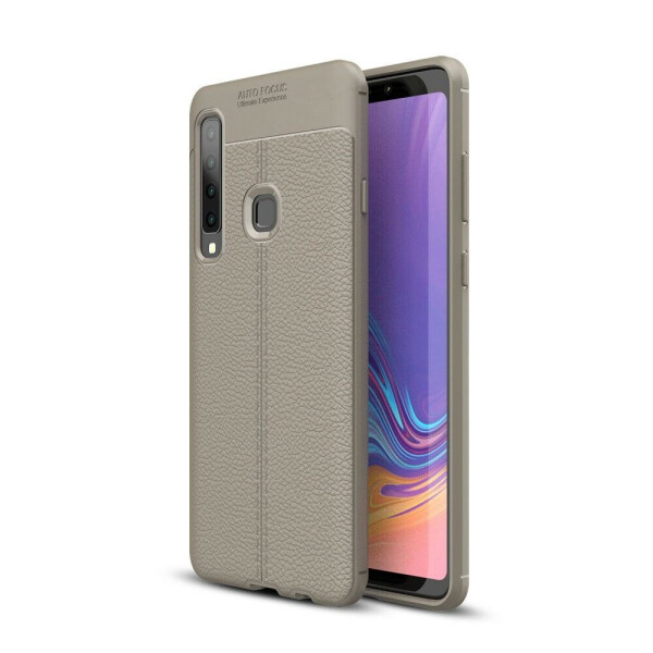 

Защитный чехол Deexe Leather Cover для Samsung Galaxy A9 2018 (A920) - Grey