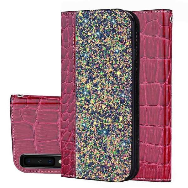 

Чехол Deexe Glittery Crocodile для Samsung Galaxy A7 2018 (A750) - Red