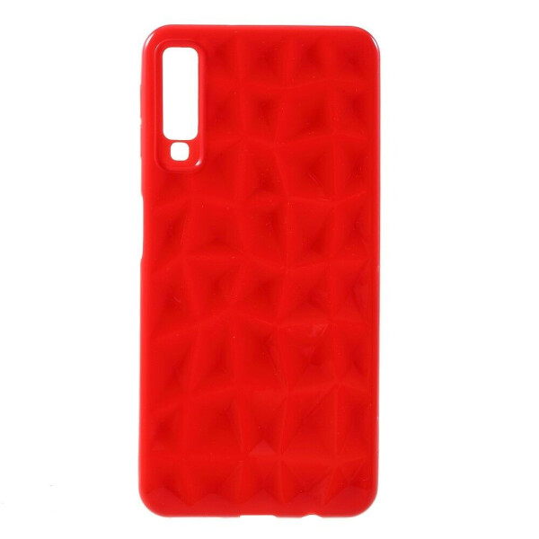 

Силиконовый чехол Deexe 3D Diamond Texture для Samsung Galaxy A7 2018 (A750) - Red