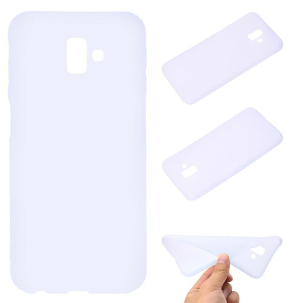 

Силиконовый (TPU) чехол Deexe Matte Case для Samsung Galaxy J6+ (J610) - White