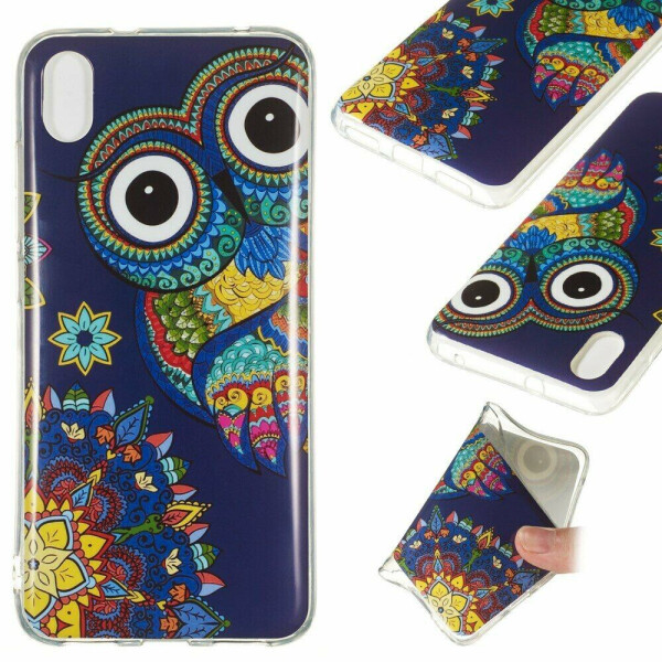 

Силиконовый (TPU) чехол Deexe LumiCase для Xiaomi Redmi 7A - Colorized Owl