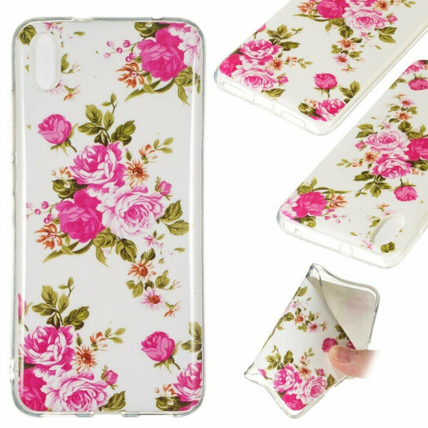 

Силиконовый (TPU) чехол Deexe LumiCase для Xiaomi Redmi 7A - Blooming Flower